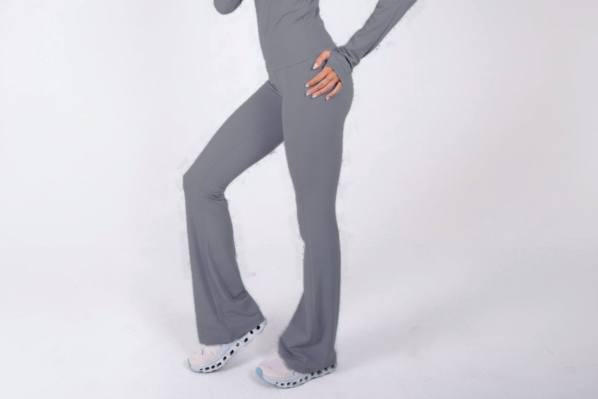 Ultra Soft Apex Flared Pants - Graphite, side view