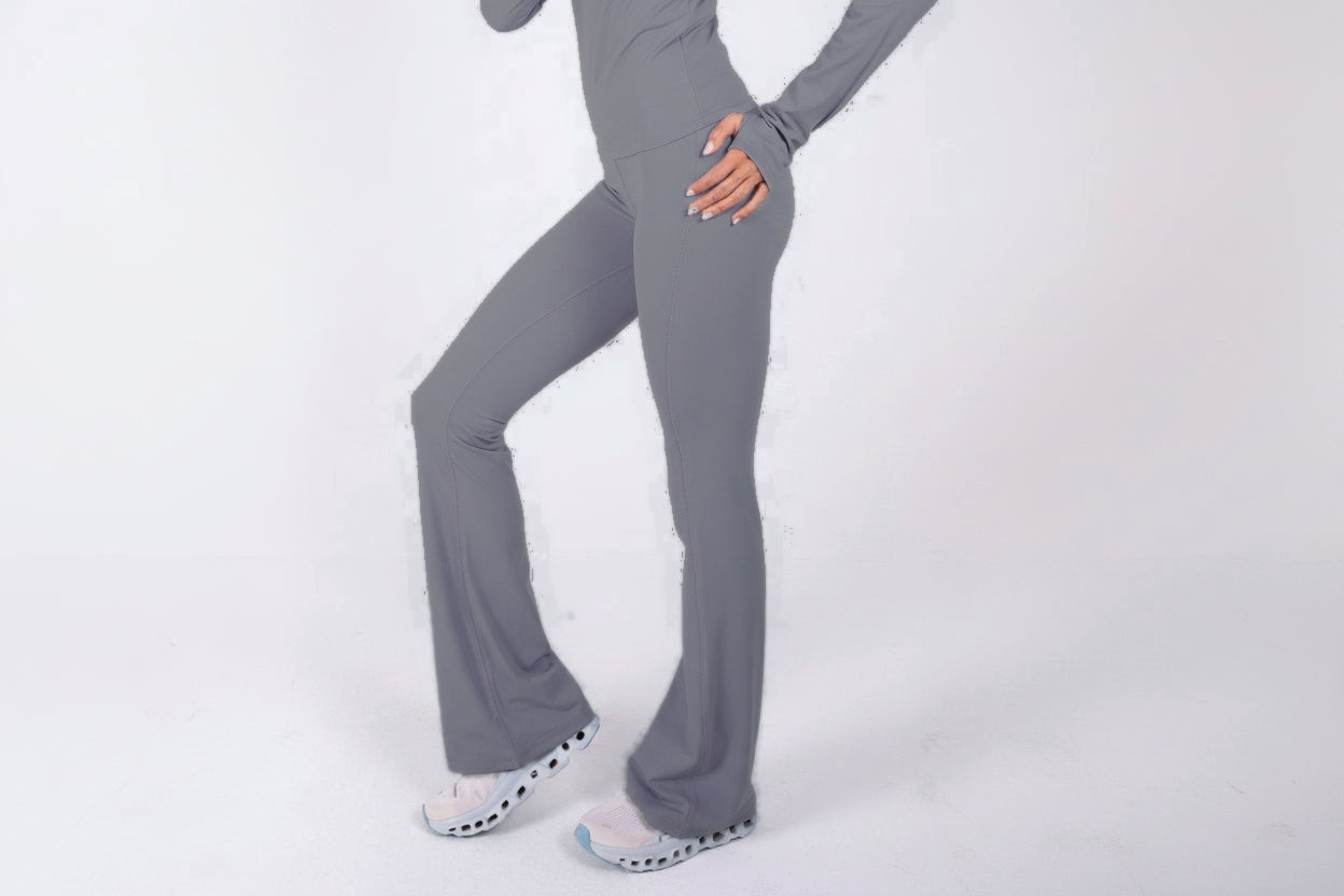 Ultra Soft Apex Flared Pants - Graphite, side view