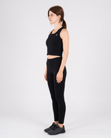 Ultra Soft Apex Crop Tank - Black - FIT TRIBE