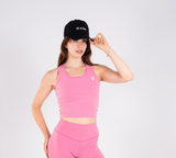Ultra Soft Essential Crop Tank - Bubblegum Pink - FIT TRIBE