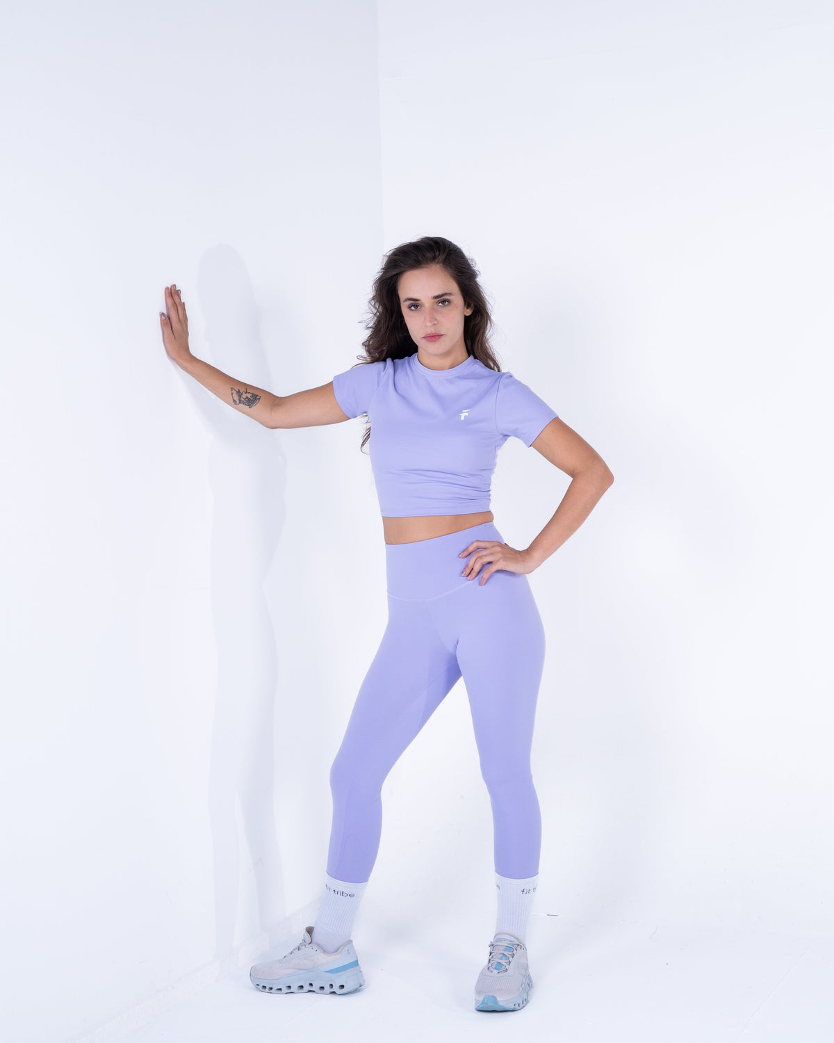 Ultra Soft Apex Crop Top - Lavender