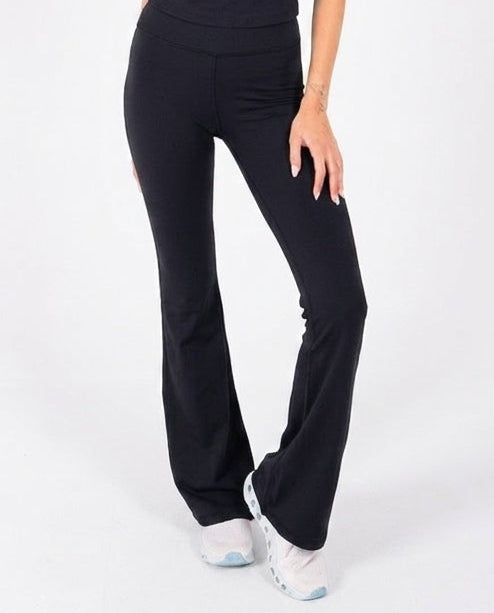 Ultra Soft Apex Flared Pants - Black