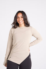 Essential Long Sleeve Top - Beige