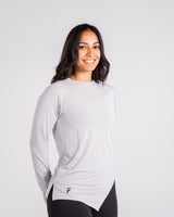 Essential Long Sleeve Top - Light Grey