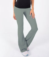 Ultra Soft Apex Flared Pants - Olive Green - FIT TRIBE