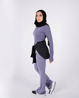 Ultra Soft Apex Zip-Up Body Fit Top - Graphite - FIT TRIBE