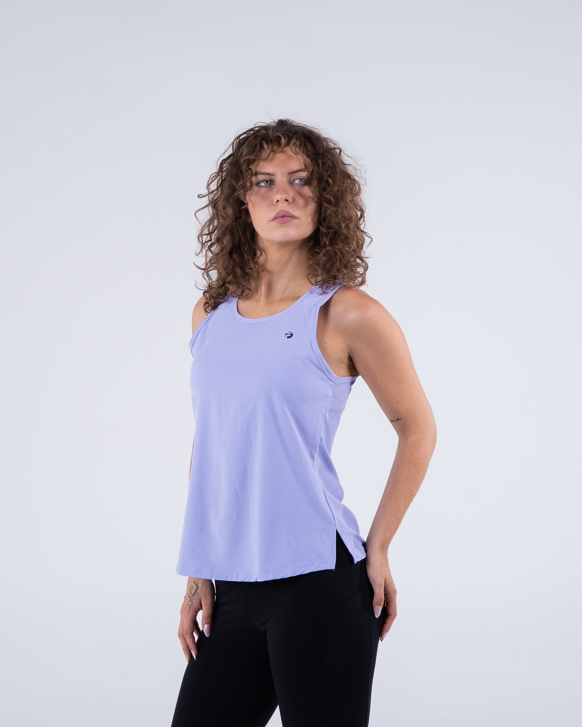 Signature Weave Tank - Lavender