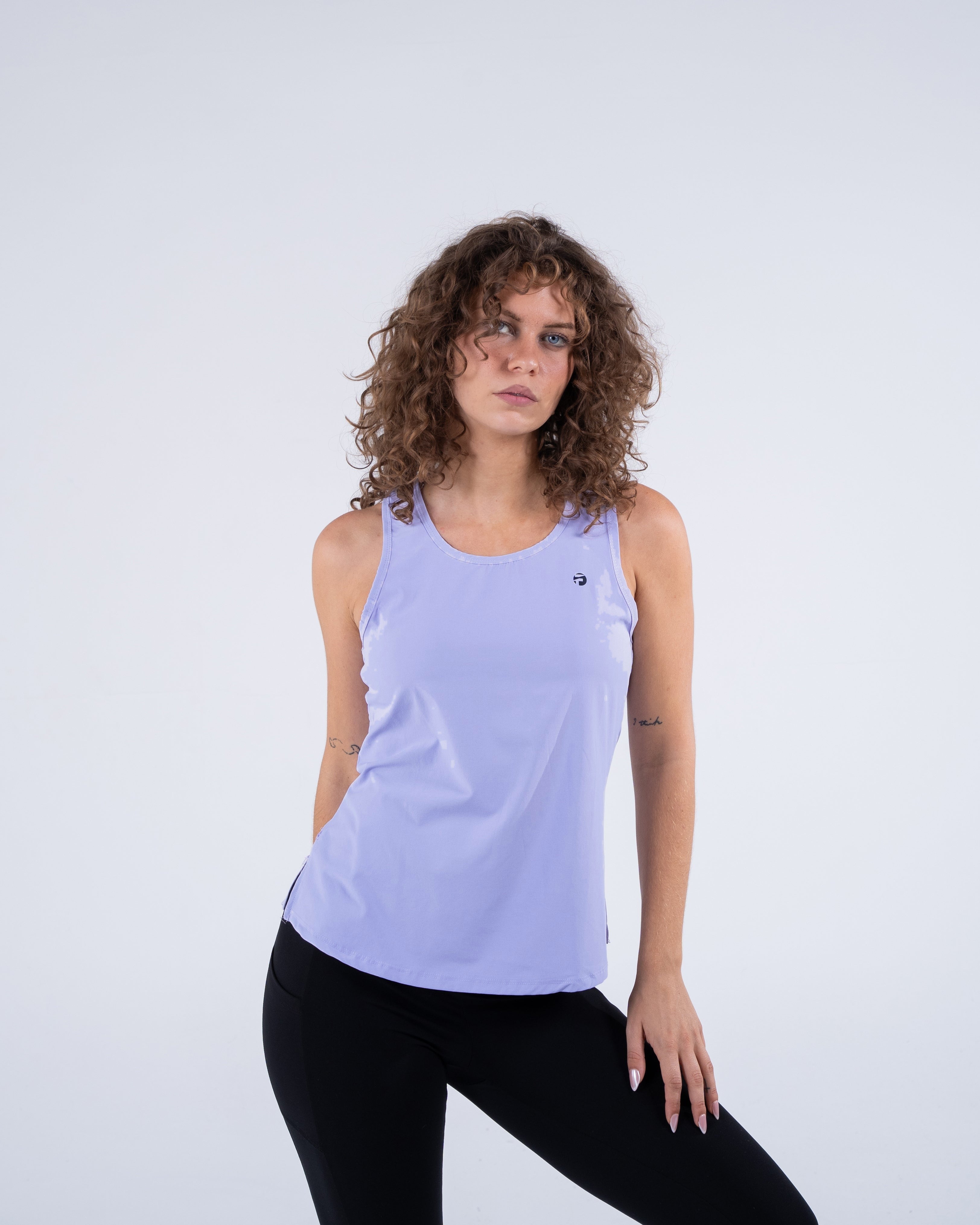 Signature Weave Tank - Lavender