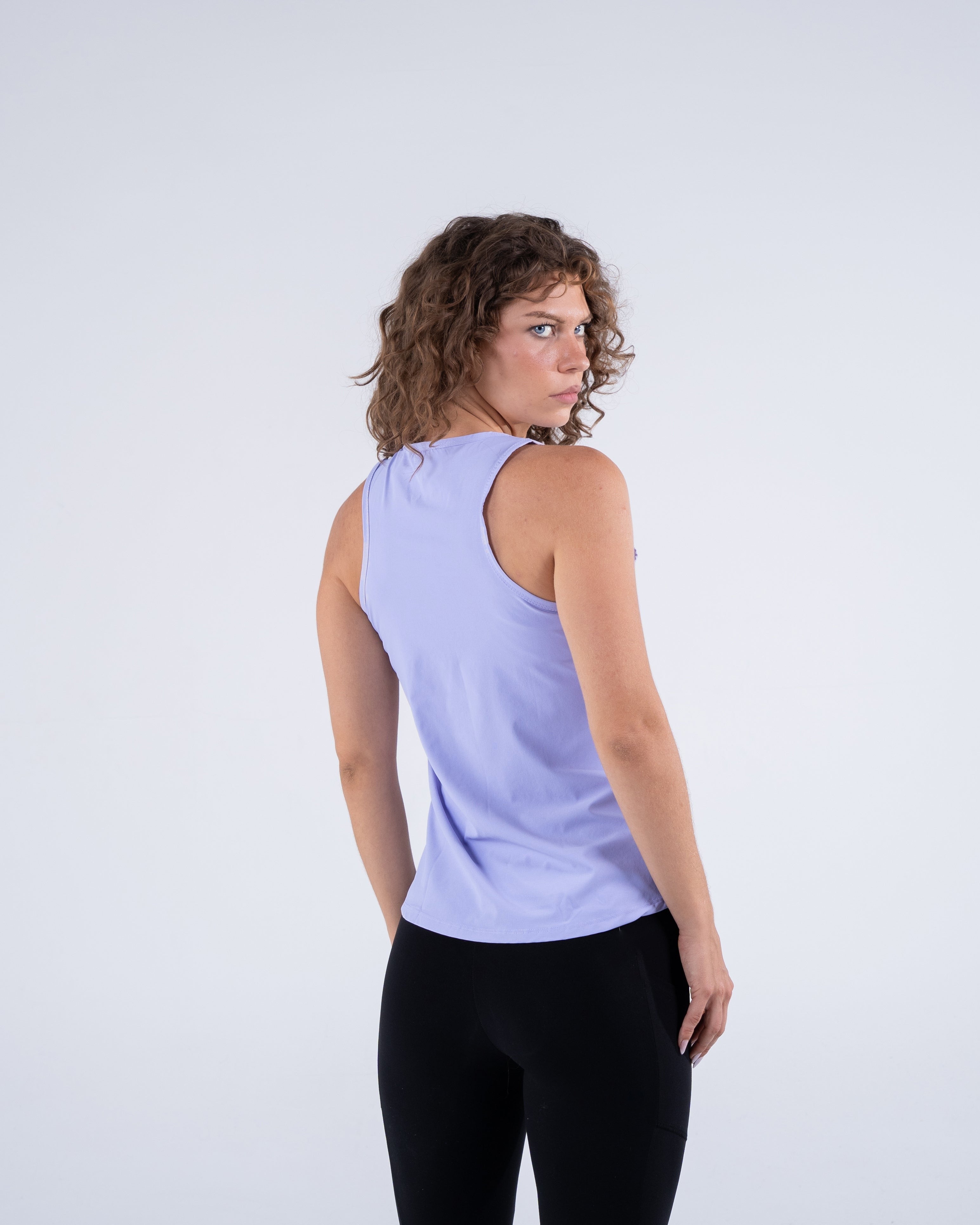 Signature Weave Tank - Lavender